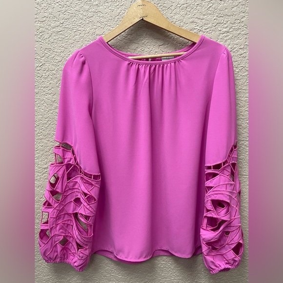 Joie Tops - Joie pink blouse with cutout sleeves